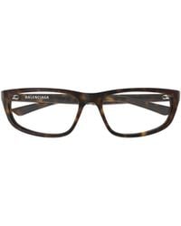Balenciaga - Eyewear Rectangular Glasses And Frames - Lyst