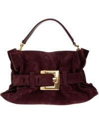Balmain - Anthem Suede Tote Bag - Lyst