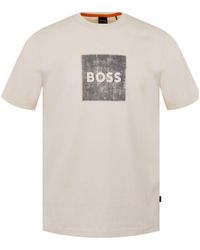 BOSS - Logo Crew-Neck T-Shirt - Lyst