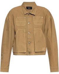 DSquared² - Button-Up Straight Hem Jacket - Lyst