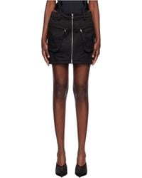Mugler - Cargo Miniskirt - Lyst
