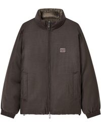 Emporio Armani - Reversible High-Neck Padded Jacket - Lyst