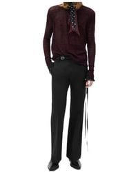 Ann Demeulemeester - Racin Crew Neck Light Sweater - Lyst