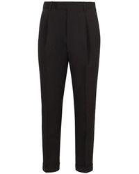 Pt Pantaloni - Pt Torino Rebel Turn-Up Hem Tapered Trousers - Lyst