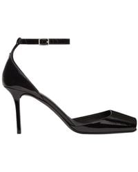 Courreges - Ankle-Strap Peep-Toe Pumps - Lyst
