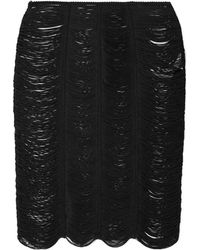 Tom Ford - Fringed Scalloped Miniskirt - Lyst