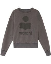 Isabel Marant - Isabel Marant Étoile Logo Printed Crewneck Sweatshirt - Lyst