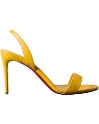 Christian Louboutin - Round-Headed High-Heeled Sandals - Lyst