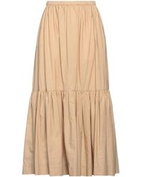 Ganni - Solid Color Loose Skirt - Lyst