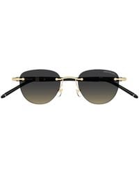 Montblanc - Eyewear Panthos Frame Sunglasses - Lyst