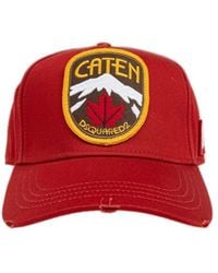 DSquared² - Caten-Patch Distressed Baseball Cap - Lyst