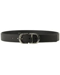 Dior - Homme Logo Plaque Buckled Belt - Lyst
