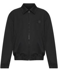 Dolce & Gabbana - Logo-Patch Zip-Up Jacket - Lyst