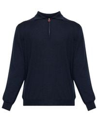 Kiton - Collared Long-Sleeved Knit Sweater - Lyst