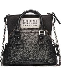 Maison Margiela - Numbers-Patch Zipped Mini Shoulder Bag - Lyst