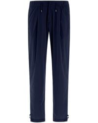 Herno - Mid-Rise Tapered Trousers - Lyst