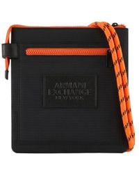 ARMANI EXCHANGE - Ripstop Logo-Patch Shoulder Bag - Lyst