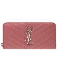 Saint Laurent - Monogram Zipper Wallet - Lyst