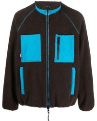 MSGM - Logo-Patch Zipped Jacket - Lyst