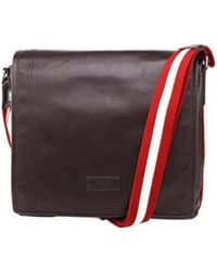 Bally - Logo Details Satchel - Lyst