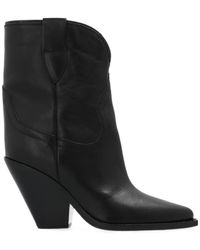Isabel Marant - Almond Toe Slip-On Boots - Lyst