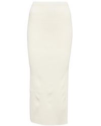 Altuzarra - Irvette Ribbed-Knit Midi Skirt - Lyst