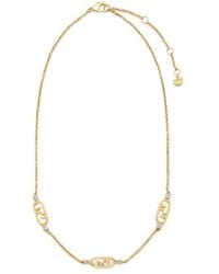 Fendi - O'Lock Embellished Necklace - Lyst