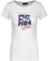Armani Jeans - Logo Letter Printed Short-Sleeved T-Shirt - Lyst