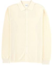 Aspesi - Button-Up Collar Knitted Jumper - Lyst