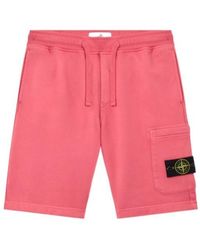 Stone Island - Regular-Fit Jogger Shorts With Cargo Pocket - Lyst