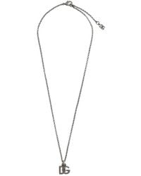 Dolce & Gabbana - Dg Logo Necklace - Lyst