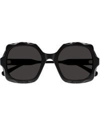 Chloé - Chloé Eyewear Oversized Square-Frame Sunglasses - Lyst
