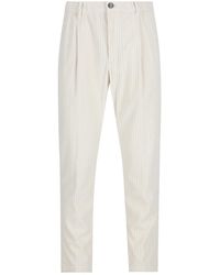 Herno - Corduroy Pleated Pants - Lyst