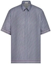 Dior Oblique Short-Sleeved Shirt for Men | Lyst Dior Oblique Short-Sleeved Shirt for Men | Lyst