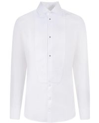 Dolce & Gabbana - Long Sleeved Tuxedo Shirt - Lyst