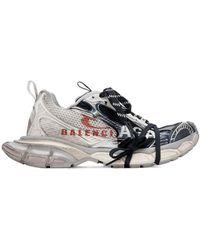 Balenciaga - 3Xl Split Logo Sneakers - Lyst