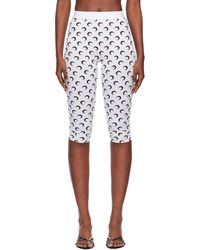 Marine Serre - Recycled Moon Jersey Capri Leggings - Lyst