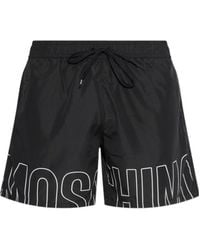 Moschino - Drawstring Swim Trunks - Lyst