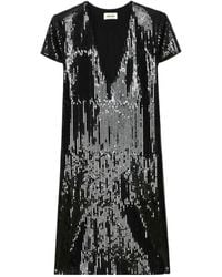 Zadig & Voltaire - Rashu Sequin Mini Dress - Lyst