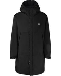 Dolce & Gabbana - Logo Plaque Hooded Parka - Lyst