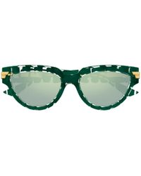 Bottega Veneta - Eyewear Cat Eye Frame Sunglasses - Lyst