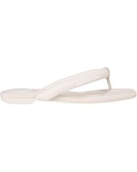 Alexander Wang - Logo-Print Flip-Flops - Lyst