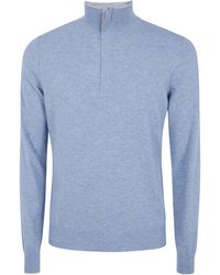Gran Sasso - Half-Zip Sweater - Lyst