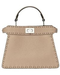 Fendi - Dove Selleria Bag With 306 Hand-Sewn Topstitches - Lyst