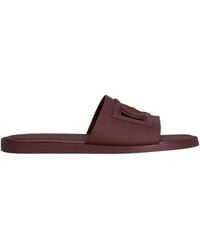Dolce & Gabbana - Logo Embossed Slides - Lyst