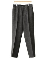 AURALEE - Belt Loop Casual Pants - Lyst