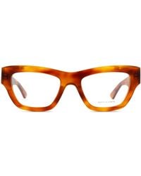 Bottega Veneta - Eyewear Rectangular Frame Glasses - Lyst