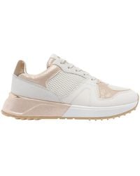 MICHAEL Michael Kors - Multi-Panel Lace-Up Sneakers - Lyst