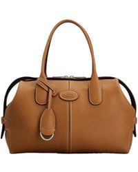 Tod's - Logo Embossed Tote Bag - Lyst