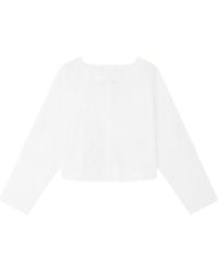 Soeur - Embroidered Long Sleeve Blouse - Lyst